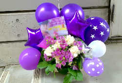 お花とバルーンの楽屋花