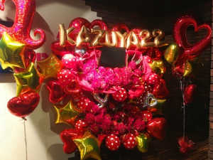 連結スタンド花